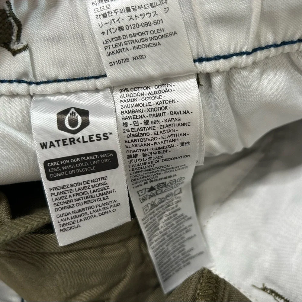 NWT Levi's Men's XX Chino Jogger Pants Olive Green Size Medium Autumn Casual - Picture 5 of 11